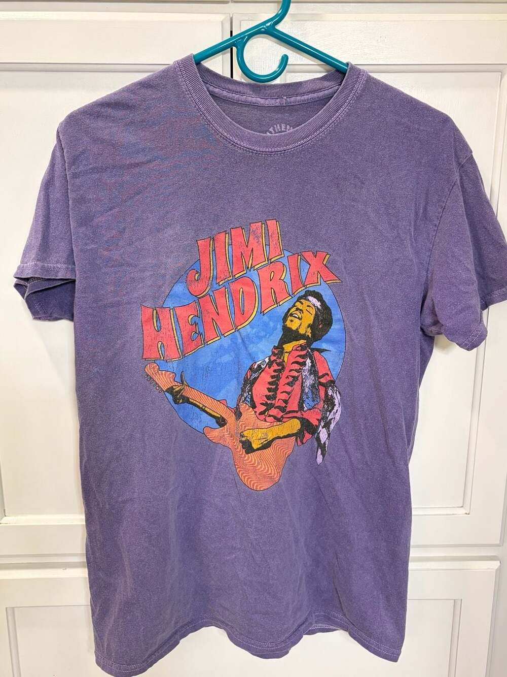 Authentic Hendrix Jimi Hendrix Graphic Short Sleeve T-Shirt Medium